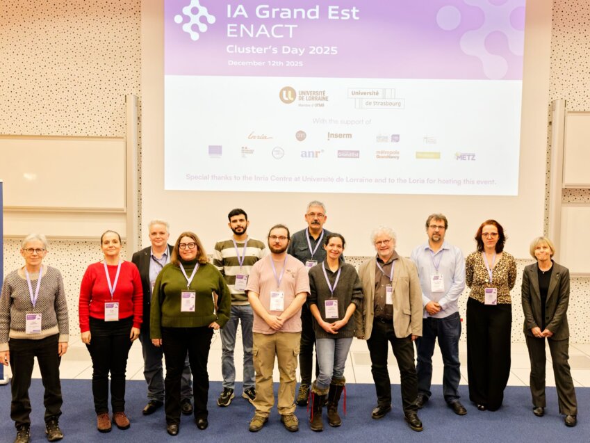 Le cluster IA Grand Est Enact s’est réuni mi-décembre à l’Inria à Villers-lès-Nancy pour affirmer ses ambitions. © Vincent Damarin