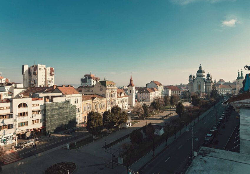 Târgu Mureș, en Roumanie. © D.R