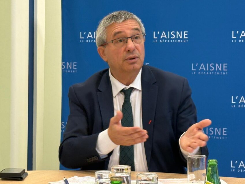 Nicolas Fricoteaux estime que l'Aisne va terminer l'année 2025 sur un déficit budgétaire compris entre 5 et 15 millions d'euros.