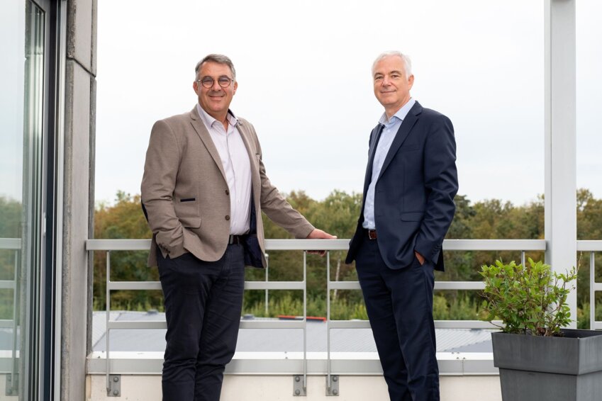 David Saelens, président de Noriap et Damien François, le directeur général. © Cyrille Struy