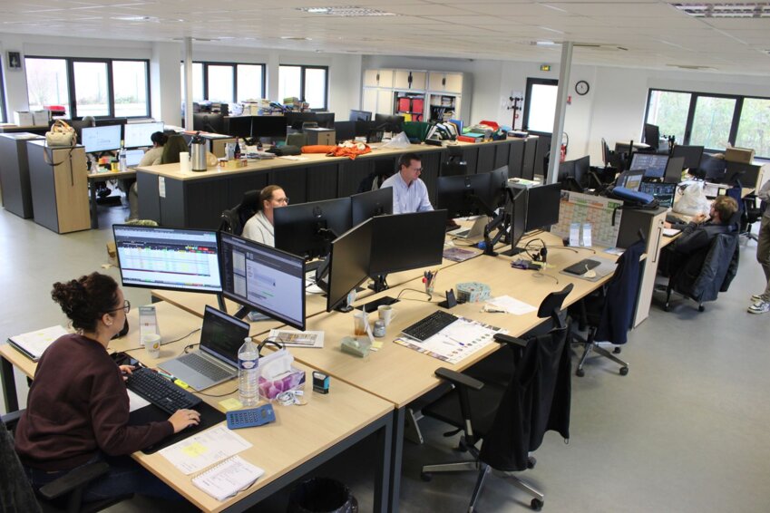 Le siège de Ceremis rassemble trois pôles : commercialisation trading, logistique exécution et facturation.