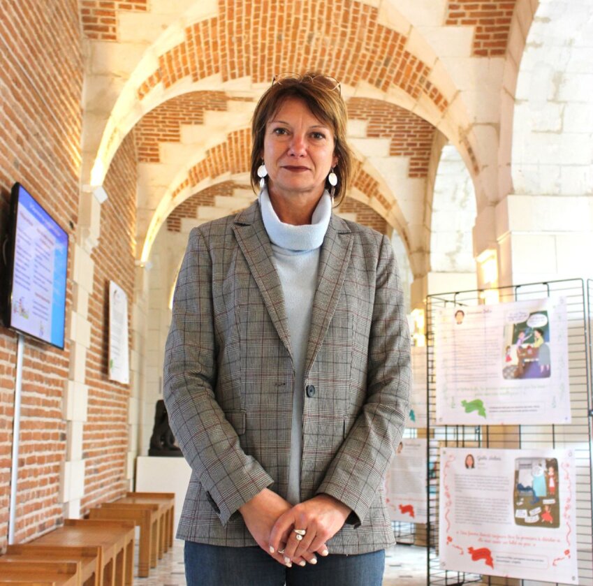 Christelle Hiver, la présidente du conseil départemental de la Somme.