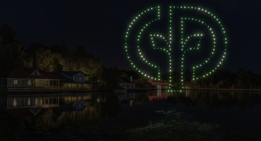 Un spectacle de drones inédit sera proposé le soir de la Saint-Sylvestre. (c) Center Parcs