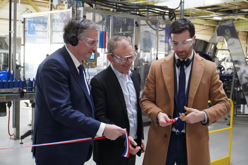 Le ruban est coupé à Noyelles-lès-Seclin : le site Altaïr accueille désormais la production Briochin aux côtés de Starwax. © Aletheia Press / L. Péron Vranesic