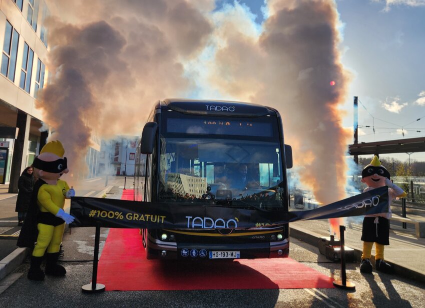 Avec ses 650 000 habitants répartis sur près de 1 000 km2 et 150 communes, Tadao devient le plus grand réseau de transport public gratuit de l’hexagone.