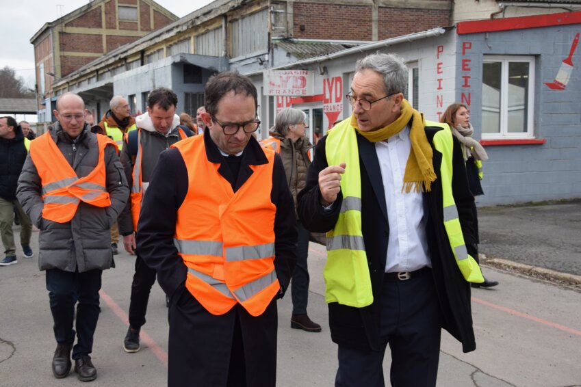 A l’occasion de la visite de Benoît Hamon, président d’ESS France, sur le site du Relais à Bruay-La-Buissière, son président Emmanuel Pilloy s’est montré inquiet pour l’avenir de la filière. 