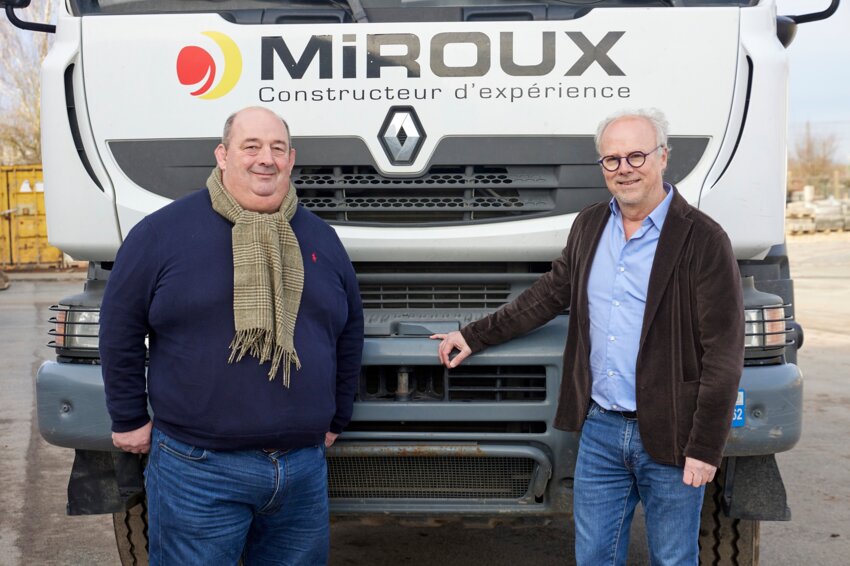 Charles et Laurent Miroux, dirigeants de l'entreprise éponyme. ©Christophe Kicien