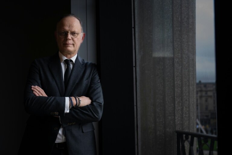 Le patron d'Horizons et candidat déclaré à la présidentielle Edouard Philippe au Havre le 11 décembre 2025 © LOU BENOIST