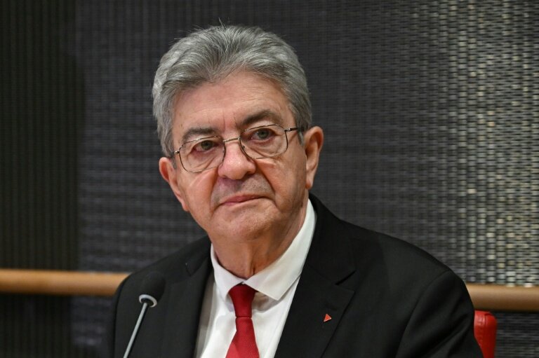 Le chef de la France Insoumise Jean-Luc Melenchon à Paris le 6 décembre 2025 © Bertrand GUAY