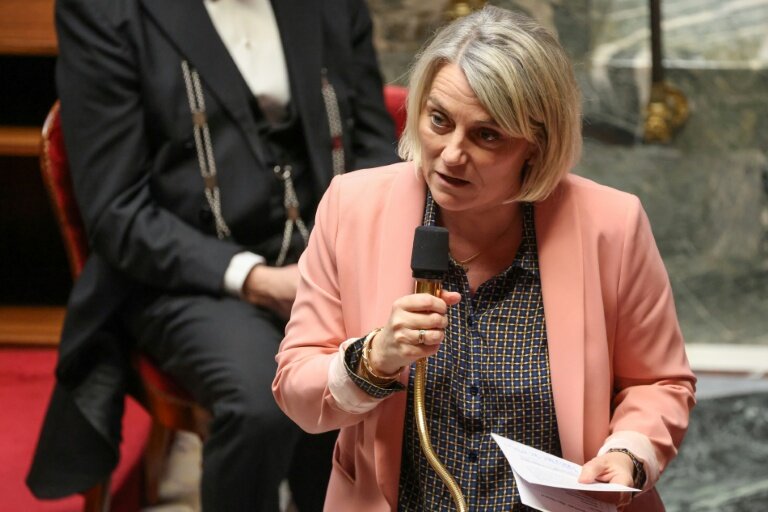 La ministre de la Santé, Stéphanie Rist, à Paris le 7 janvier 2026 © Ludovic MARIN