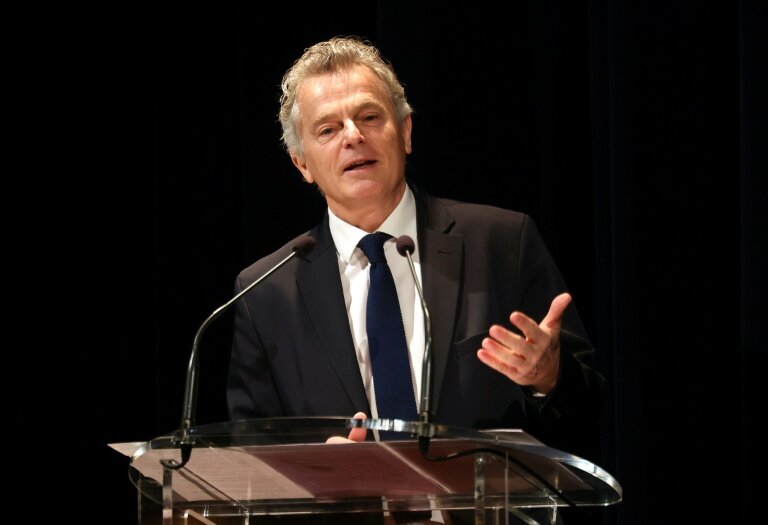 Le secrétaire national du Parti communiste français Fabien Roussel lors de ses voeux aux habitants de Saint-Amand-les-Eaux, dont il est maire, le 11 janvier 2026 © Francois LO PRESTI