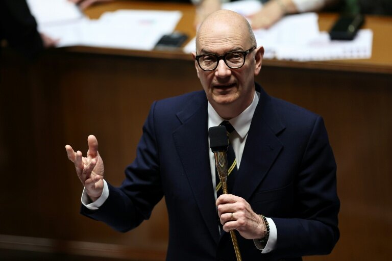 Le ministre de l'Economie et des Finances Roland Lescure à l'Assemblée nationale, le 13 janvier 2026 © Anne-Christine POUJOULAT