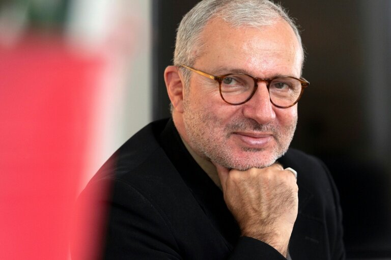 Le maire LREM de Nevers Denis Thuriot, le 28 avril 2021, à Nevers dans la Nièvre © Thierry ZOCCOLAN