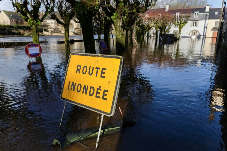 A Quimperlé, dans le Finistère, le 22 janvier 2026 © Fred TANNEAU