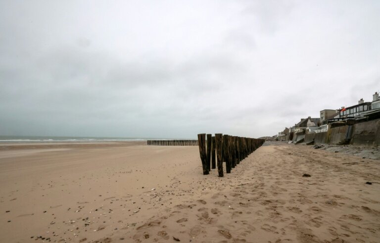 Une plage à Sangatte, près de Calais, le 19 décembre 2023 © Denis Charlet