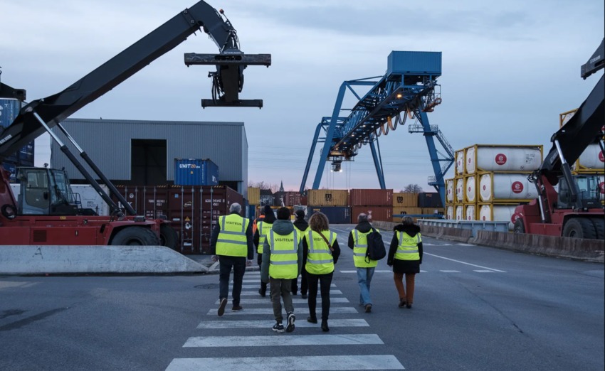 Made in Valenciennes, chez Contargo. © Laurent Mayeux
