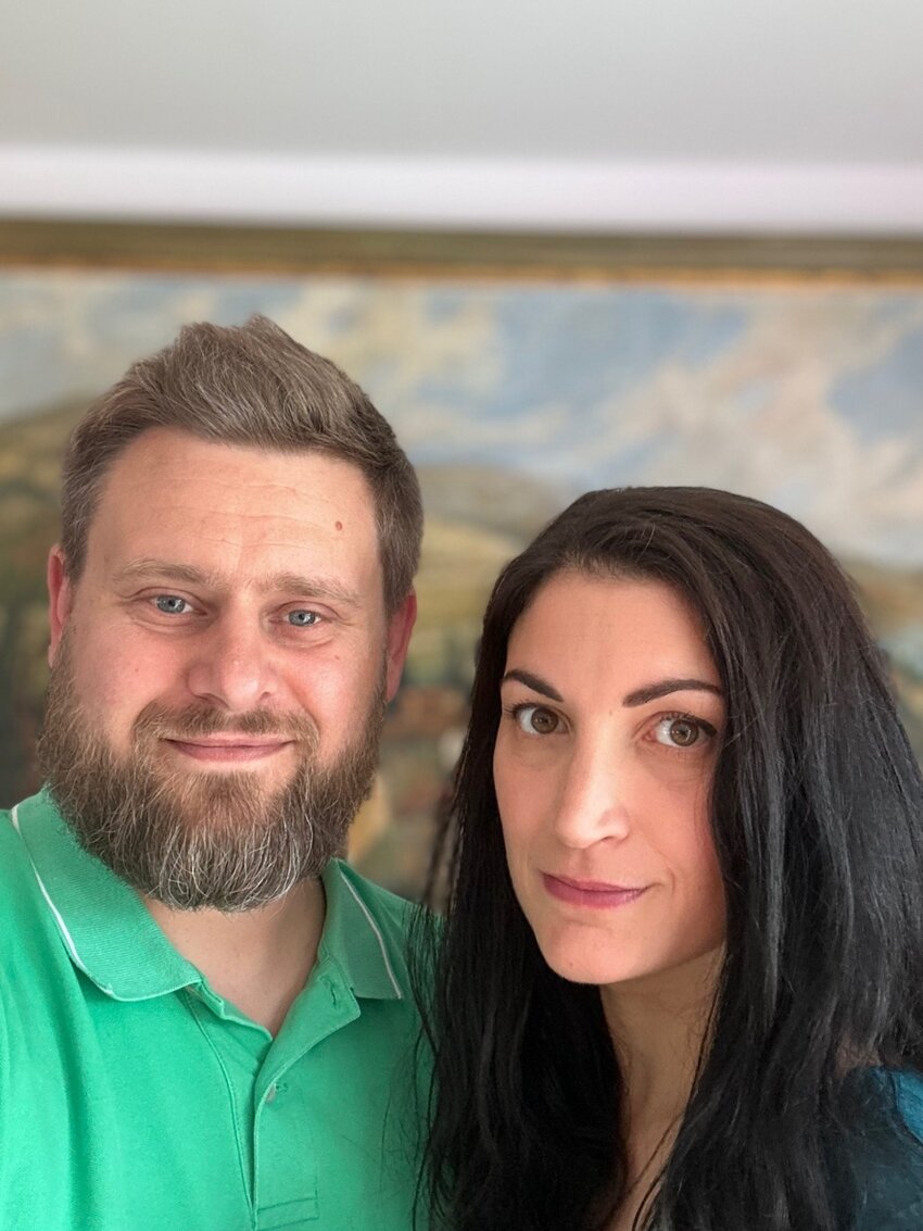 Loïc et Anaelle Debrabander. © Vegskins