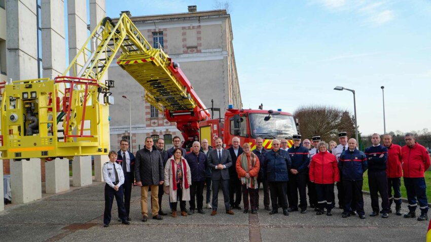 Une remise officielle a été organisée au SDIS à Laon. (c) Sdis 02
