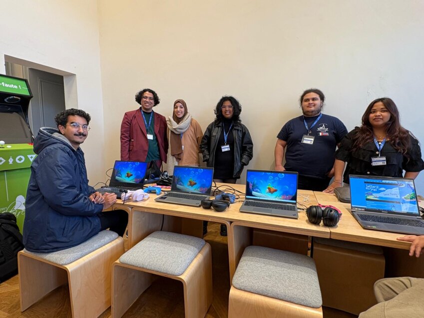 Venus de Madagascar, de l'île Maurice ou encore de La Réunion, huit jeunes talents ont créé des jeux vidéo à la Cité.