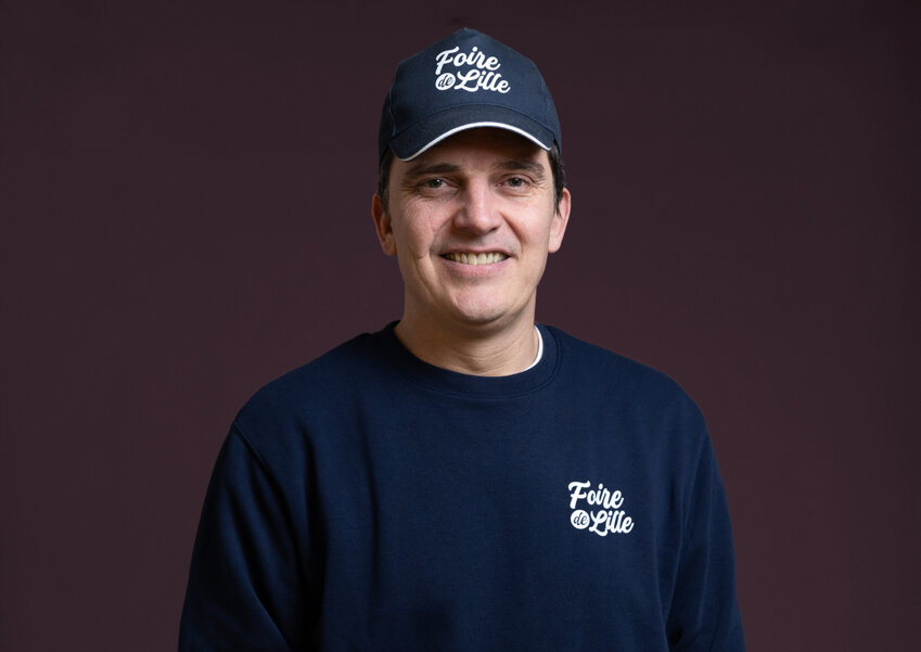 Julien Masclet, organisateur de la Foire de Lille. © Lena Heleta