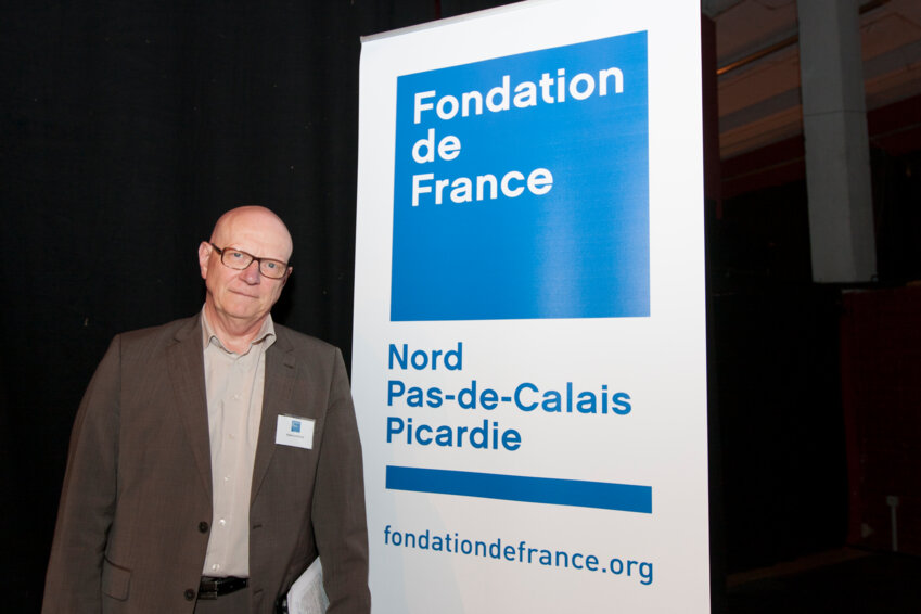 Gilbert Corouge, bénévole de la délégation Nord-Pas-de-Calais Picardie de la Fondation de France explique pourquoi le projet "Mine d'idées" a été mis en place.