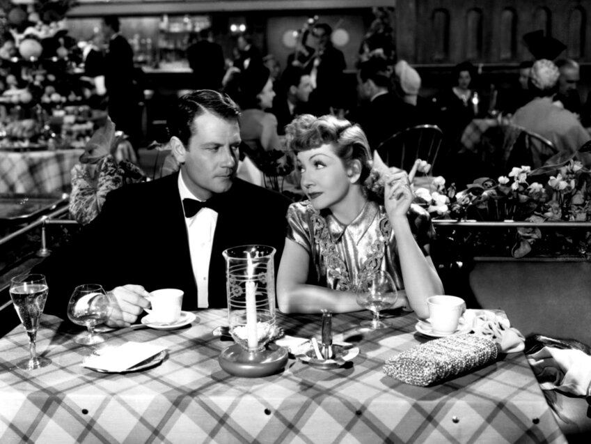 Joel McCrea et Claudette Colbert dans le jubilatoire Madame et ses flirts. © 1942 Paramount Pictures Inc. Renewed 1969 by EMKA. Tous droits réservés.