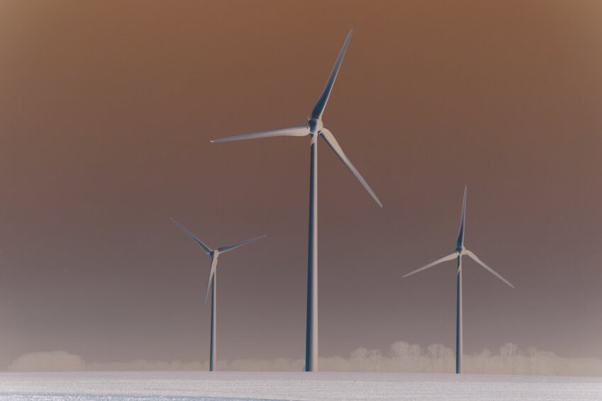 Avec un montant de 423 millions d’euros et une hausse de 10%, le secteur de l’énergie est celui qui a investi le plus en matière de protection de l’environnement. © Parc éolien Fruges