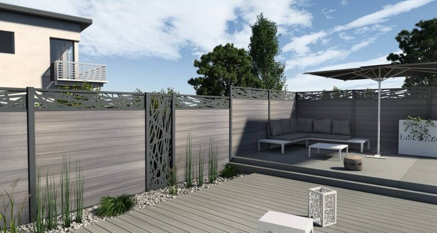 Forestia est fabricant de terrasses et bardages en bois composite. (Crédit : Forestia)