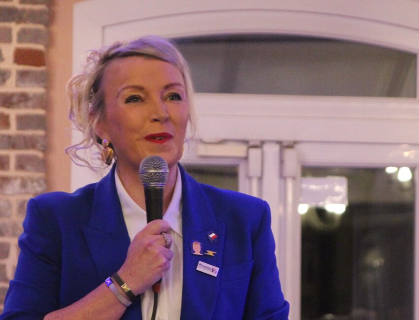Olivier Rousseille a présidé sa première cérémonie des vœux à la tête du Medef Rouen Métropole Normandie. © Aletheia Press / B.Delabre