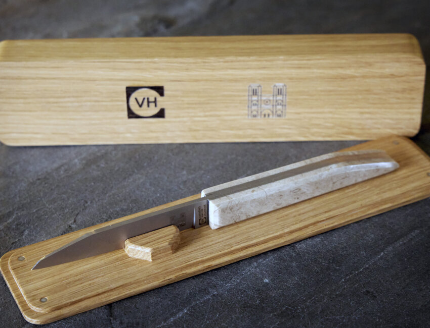 Aurélien Canon, co-fondateur de la coutellerie. ©Christophe Kicien