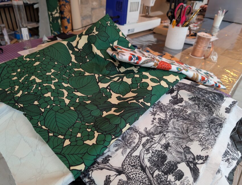 Nathalie Dumont dans son showroom-atelier. © Aletheia Press / DLP