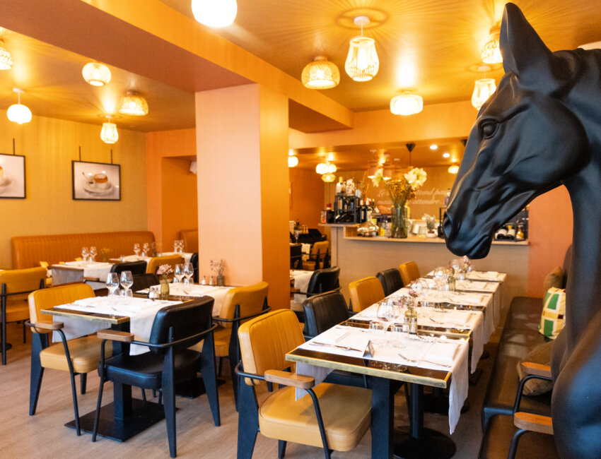 Jean-Marie Taoli, chef et propriétaire de la Fabrique à soufflés. © Éloïse Le Névanic