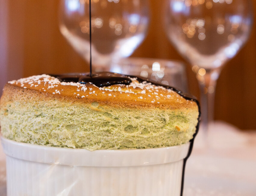 Jean-Marie Taoli, chef et propriétaire de la Fabrique à soufflés. © Éloïse Le Névanic