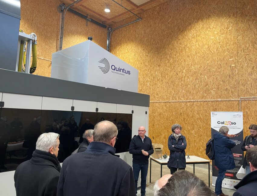 Inauguré le 4 février dernier, le CALHIPSO a pour objectif de rendre plus accessible la technologie de la compression isostatique à chaud aux industriels. © Université Bourgogne Europe