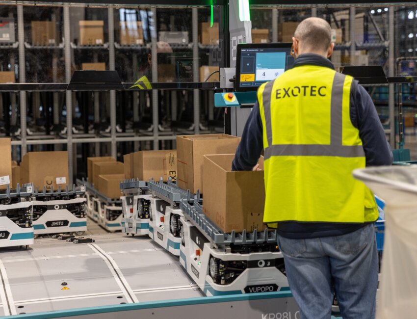 Renaud Heitz et Romain Moulin, co-fondateurs. ©Exotec