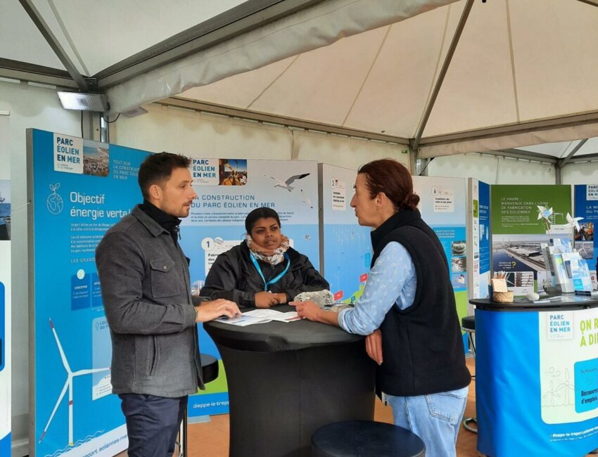 © Le parc éolien en mer Dieppe - Le Tréport