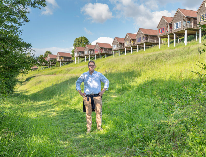Les moutons vont pâturer dans la réserve du domaine, un ancien golf, jusqu'à la deuxième quinzaine de mars.