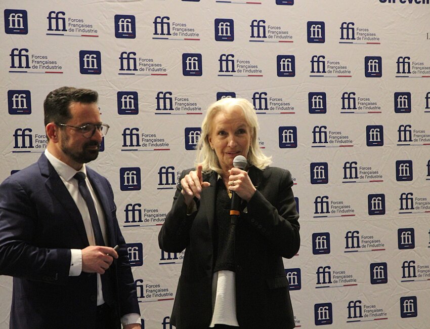 Les membres-fondateurs des FFI – Le Havre, lors de la cérémonie d'inauguration du club à la CCI Seine-Estuaire. © Aletheia Press / B.Delabre