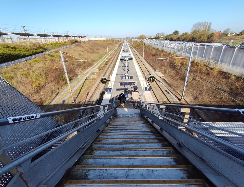 Trois millions d’euros ont permis de moderniser la gare de Calais-Fréthun. © Aletheia Press Arnaud Stoerkler