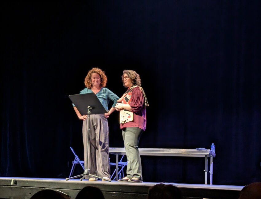 Joséphine Barylski fait partie des 17 jeunes à s’être produits sur la scène de la comédie de Picardie. © Aletheia Press / DLP