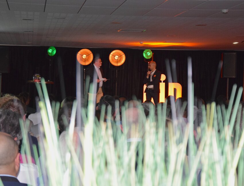 En ouverture de la soirée, le président du CJD Artois, Matthieu Dancoisne, a donné le ton d’une soirée marquant la fin de son mandat.