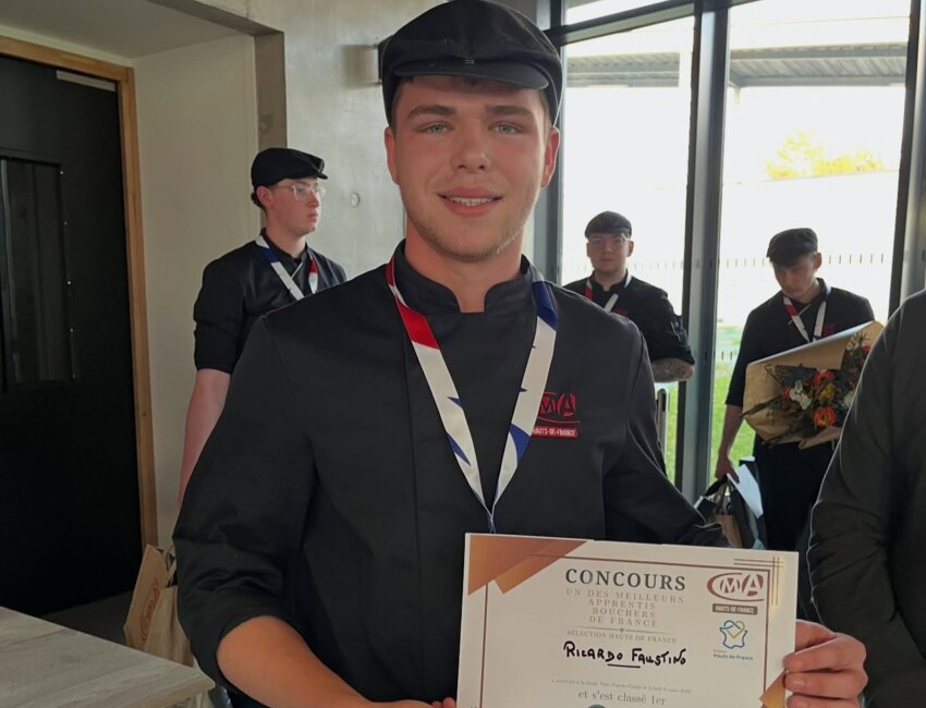 Des bouchers de la CFA formation Laon brillent au concours des meilleurs apprentis