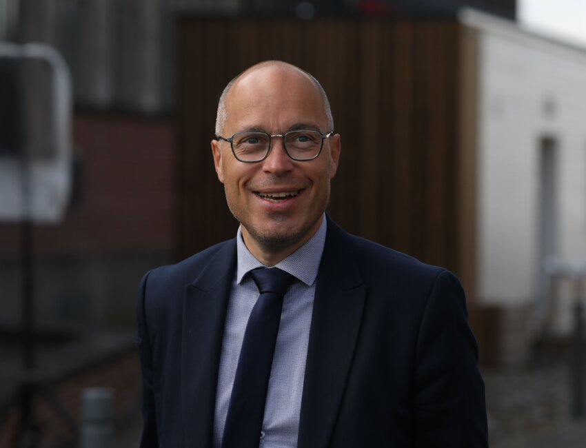 Aymeric Robin, président de La Porte du Hainaut. ©CAPH - F.Delferiere