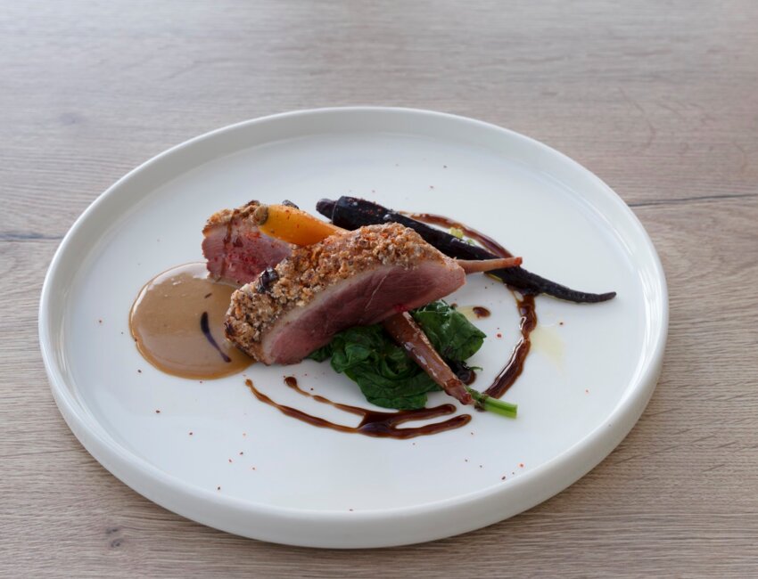 © Laurence DELEAU- Le magret de canard à la dragée Braquier de Verdun