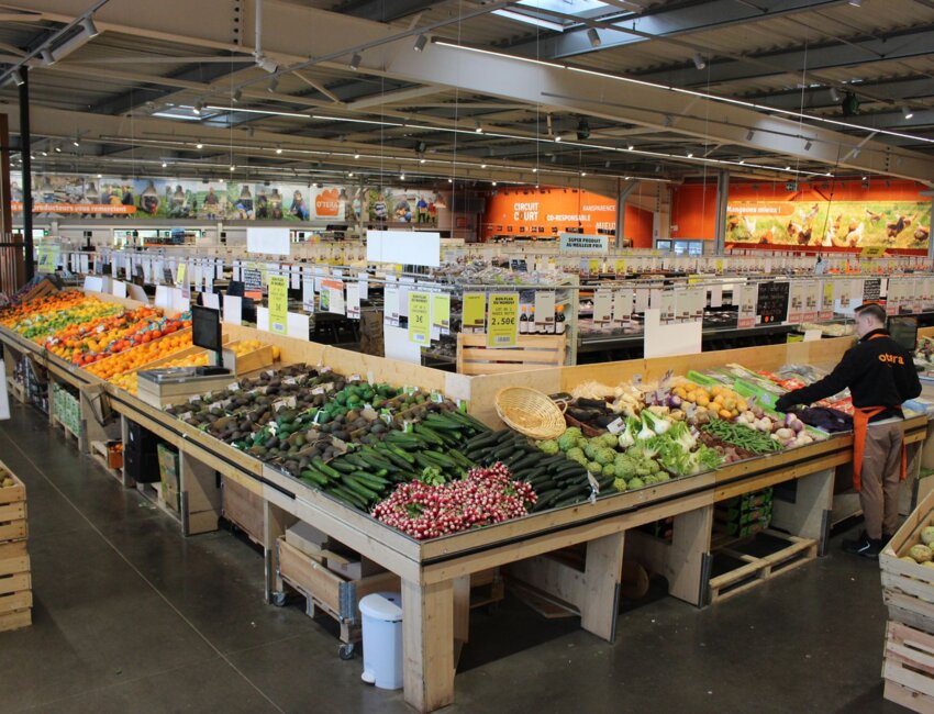 Le magasin s'est implanté sur 900 m² au sud-ouest d'Amiens.