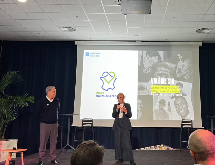 Les porteurs de projets ont présentés leurs idées devant un parterre d'entrepreneurs. ©EDLV