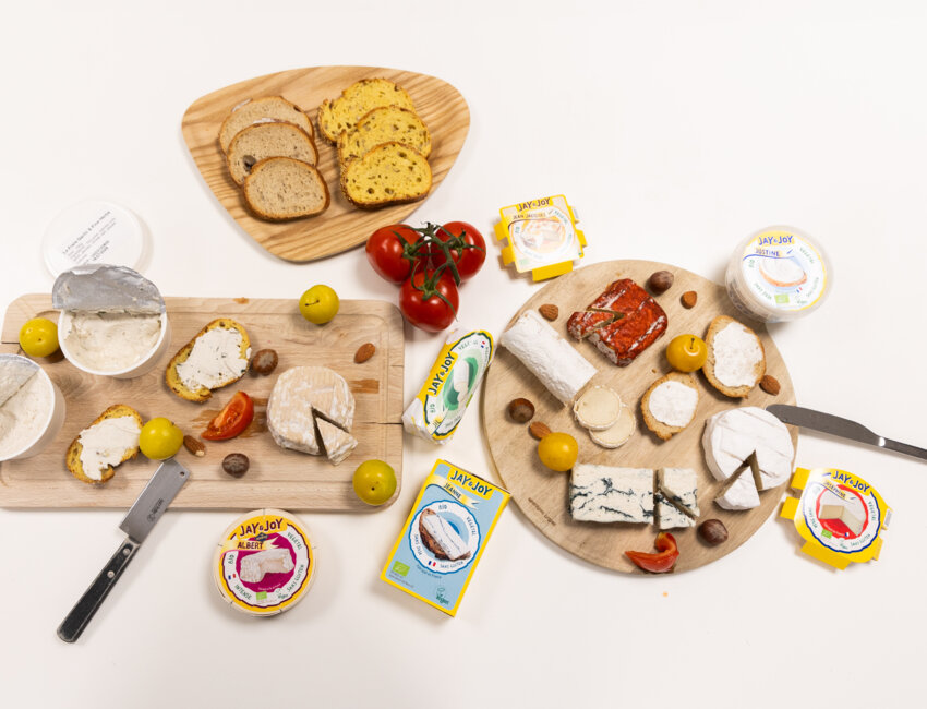 La gamme d'alternatives végétales de Jay&Joy. © Éloïse Le Névanic