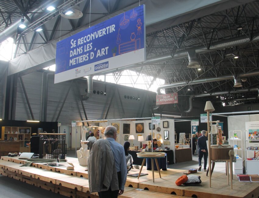 © Emmanuel Varrier. Pendant cinq jour, le salon Habitat Déco, Métiers d’Art et Antiquaires a investi le parc des expositions de Nancy.