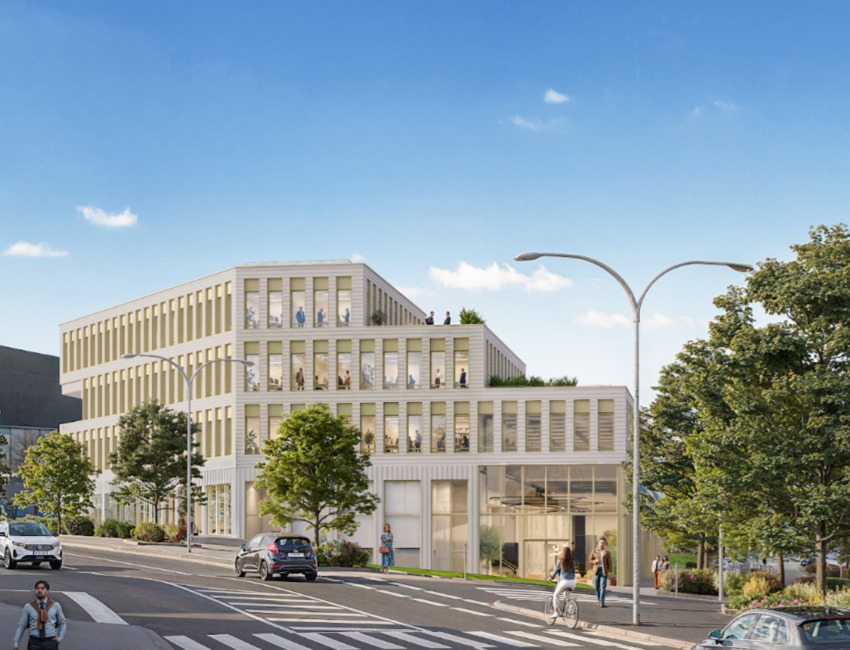 Arras : AVENTIM construit un bâtiment bas carbone RE2028 pour le Crédit Agricole Nord de France