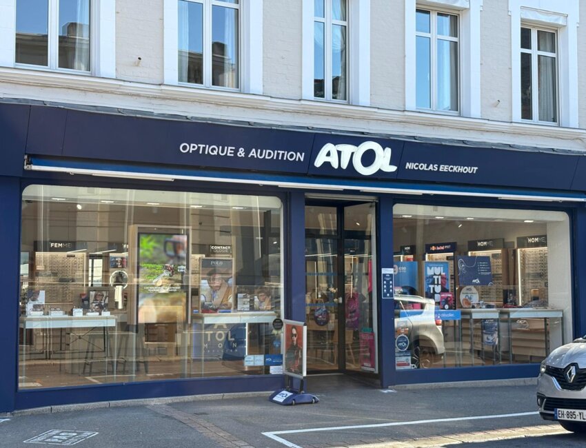 Nicolas Eeckhout dans sa première boutique à Saint-Quentin.